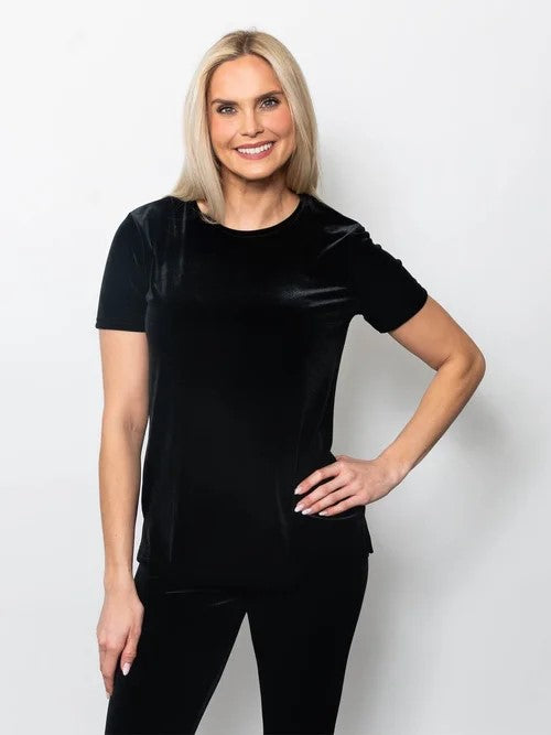 PlushTech Velvet Short Sleeve Tee
