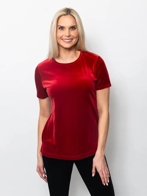 PlushTech Velvet Short Sleeve Tee