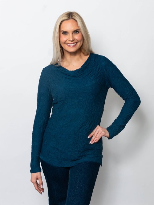 Dreamcatcher Drape Neck Blouse