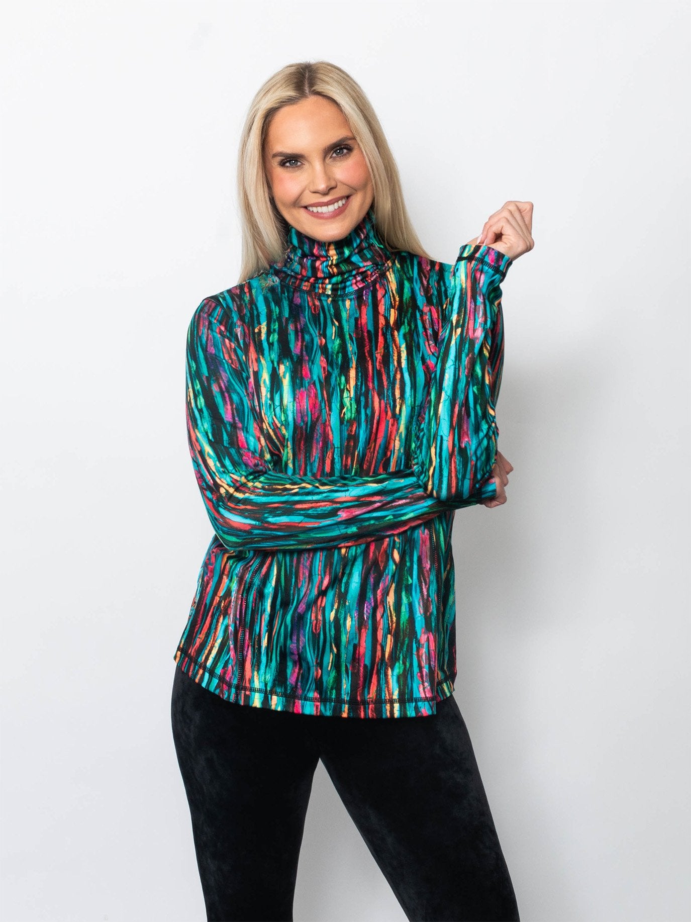 Microfiber Turtleneck