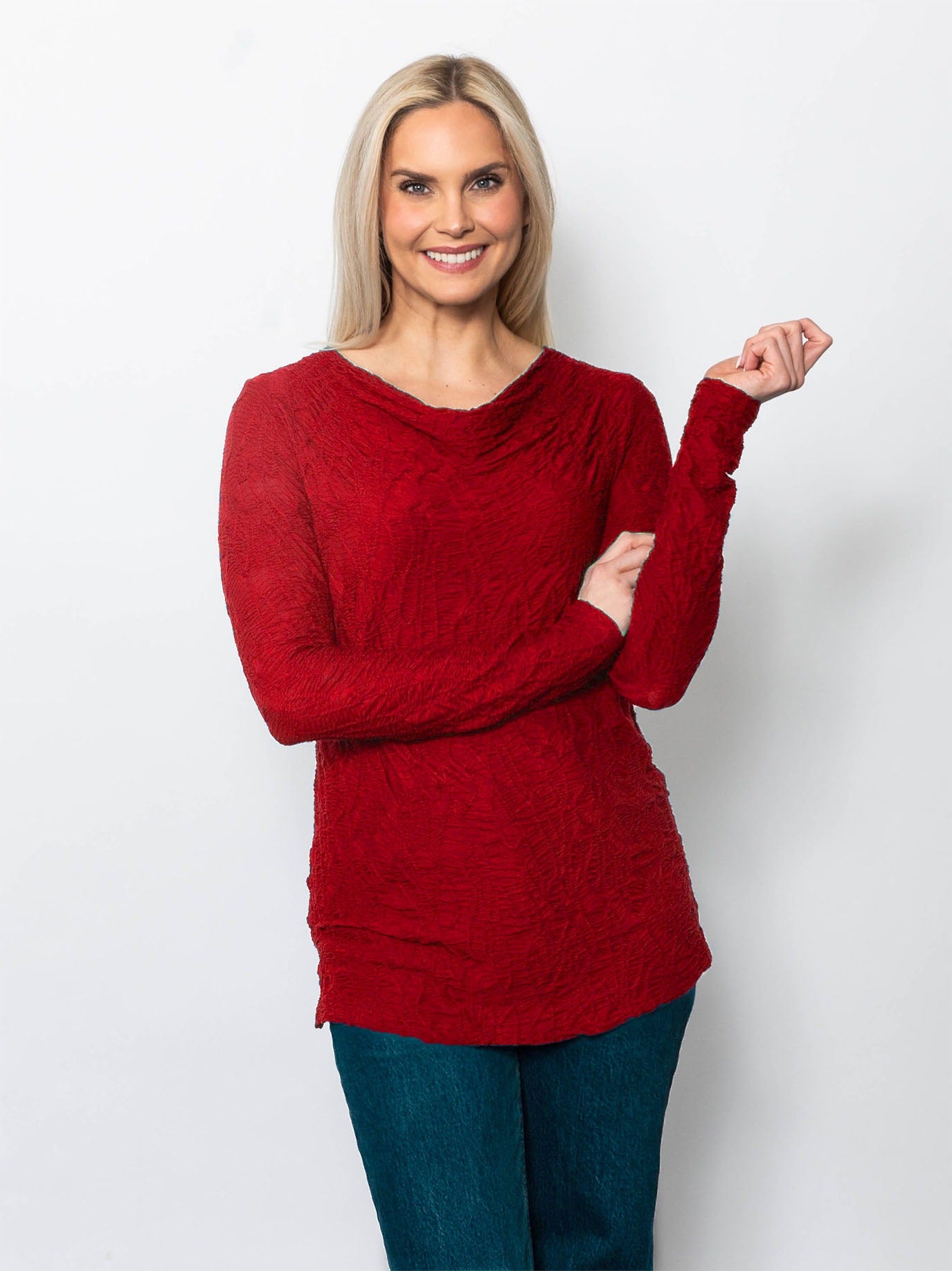 Dreamcatcher Drape Neck Blouse