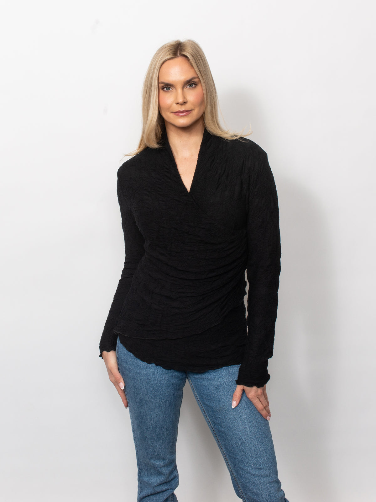 Dreamcatcher Surplice Wrap Top