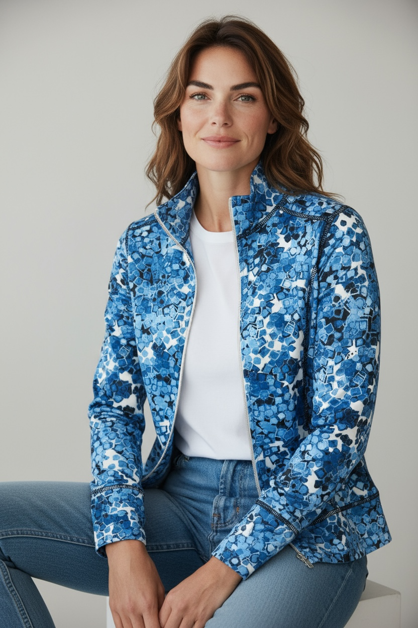 Microfiber Zip Jacket