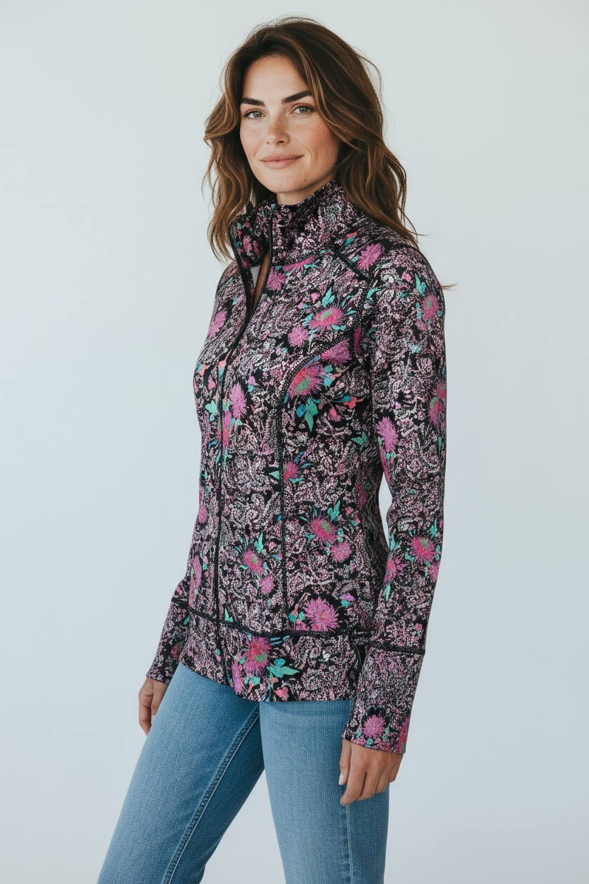 Microfiber Full Zip Jacket