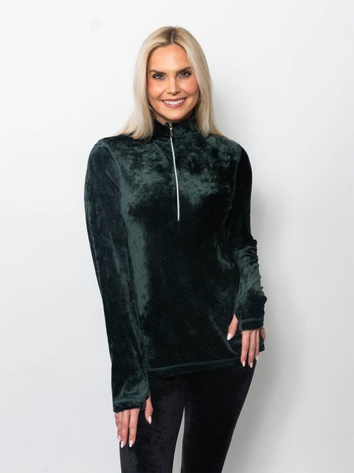 Microfleece Quarter Zip Top