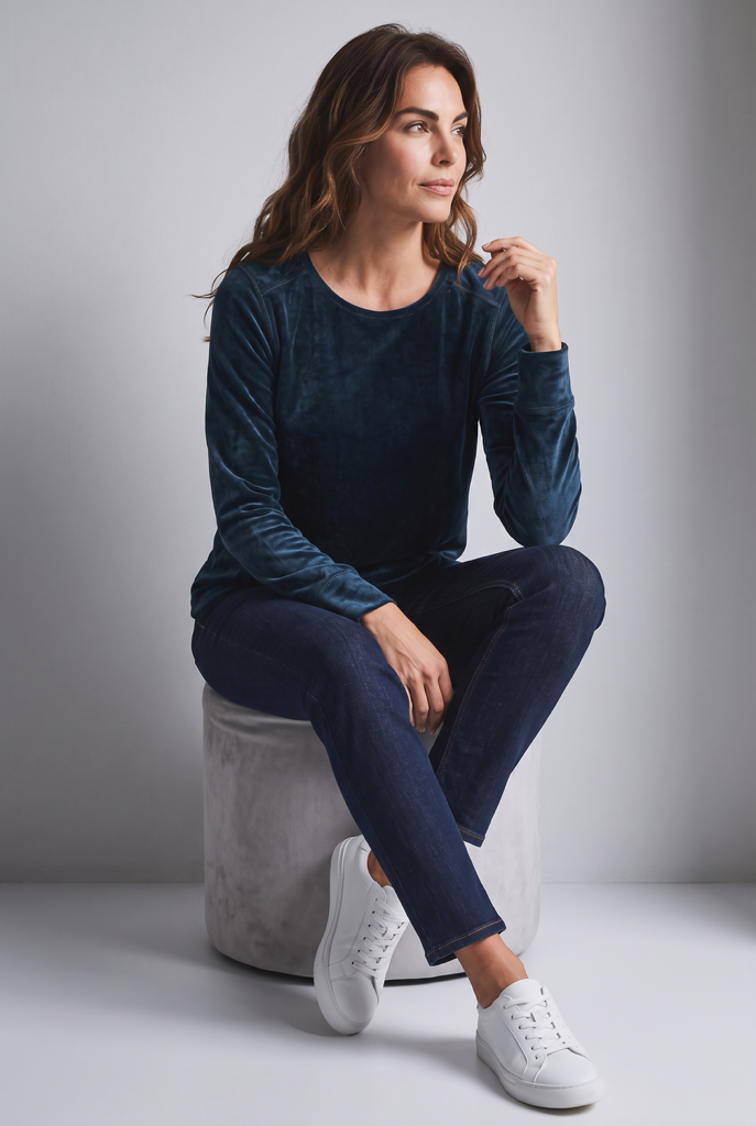 Microfleece Crew Neck Top