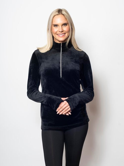 Microfleece Quarter Zip Top