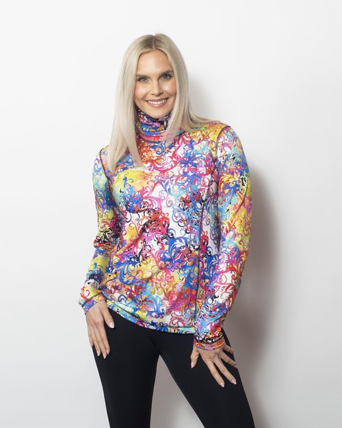 Microfiber Turtleneck