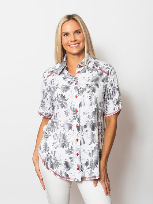 Gingham Button Up Shirt