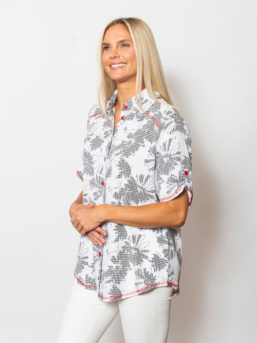 Gingham Button Up Shirt