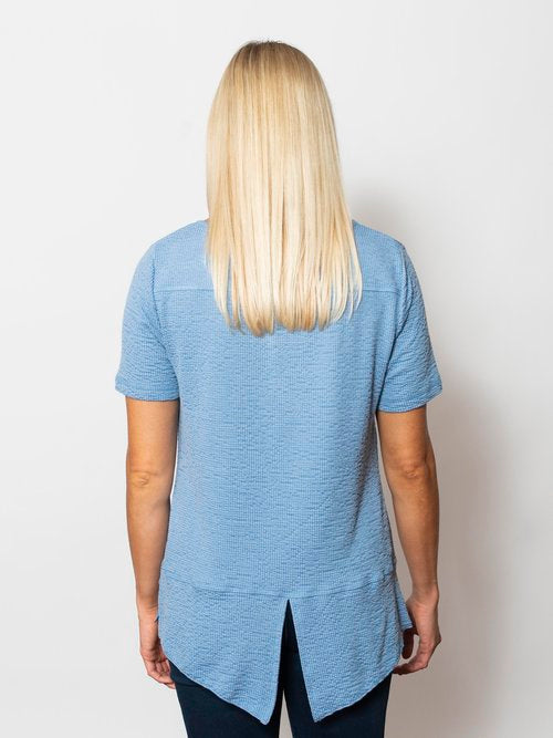 Seersucker Matching Henley Top