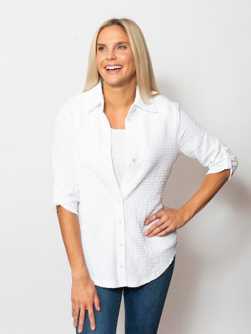Pucker Button Shirt