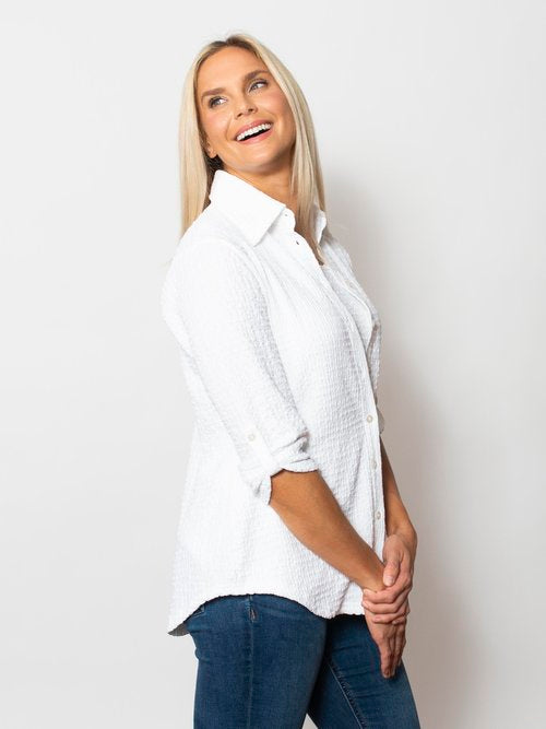 Pucker Button Shirt