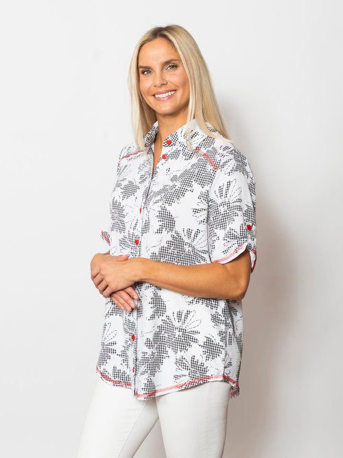 Gingham Button Up Shirt