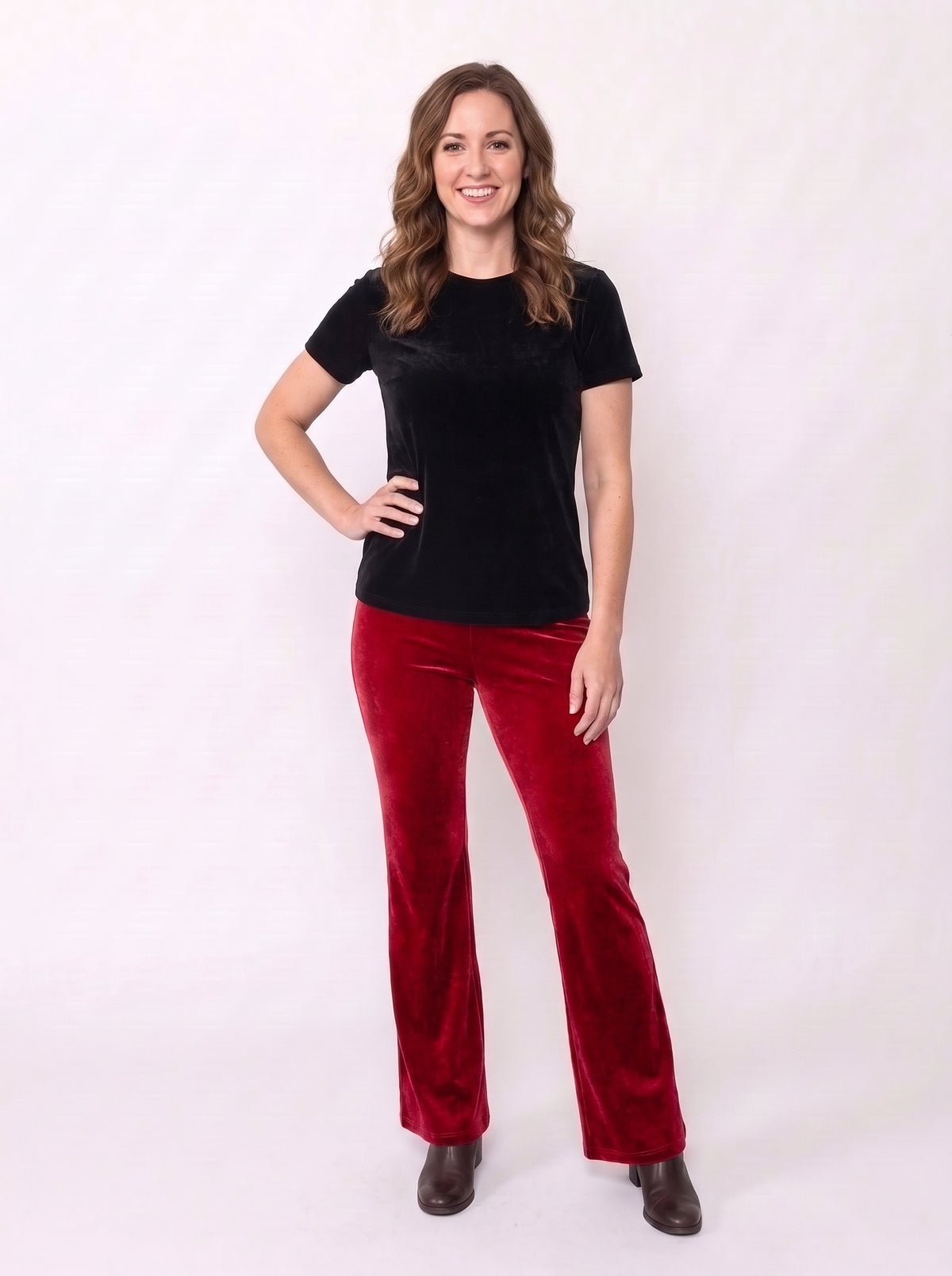 PlushTech Velvet Bootcut Legging