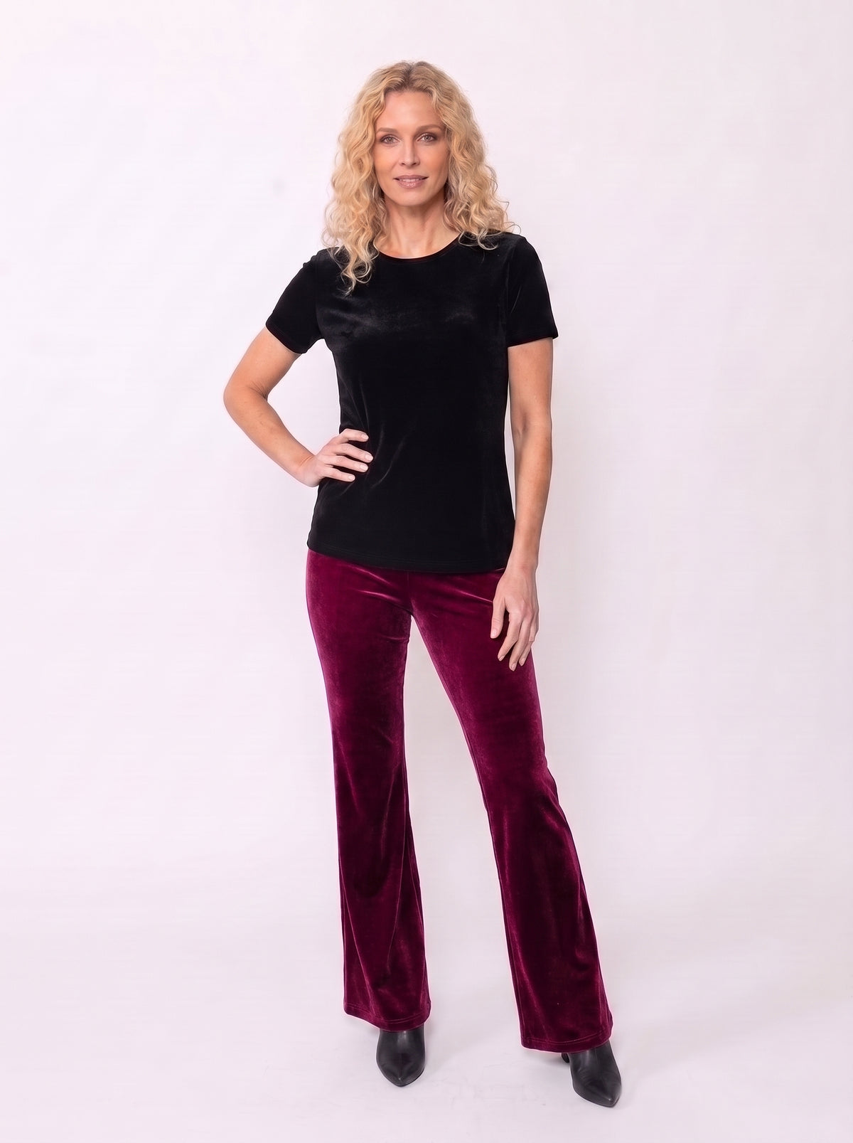 PlushTech Velvet Bootcut Legging