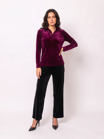 PlushTech Velvet Crop Pant