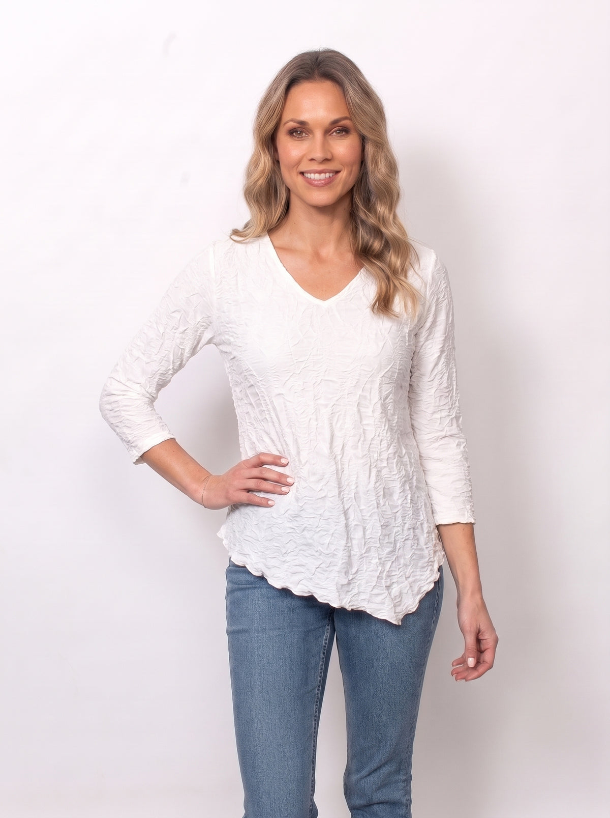 Dreamcatcher Asymmetrical Hemline Top