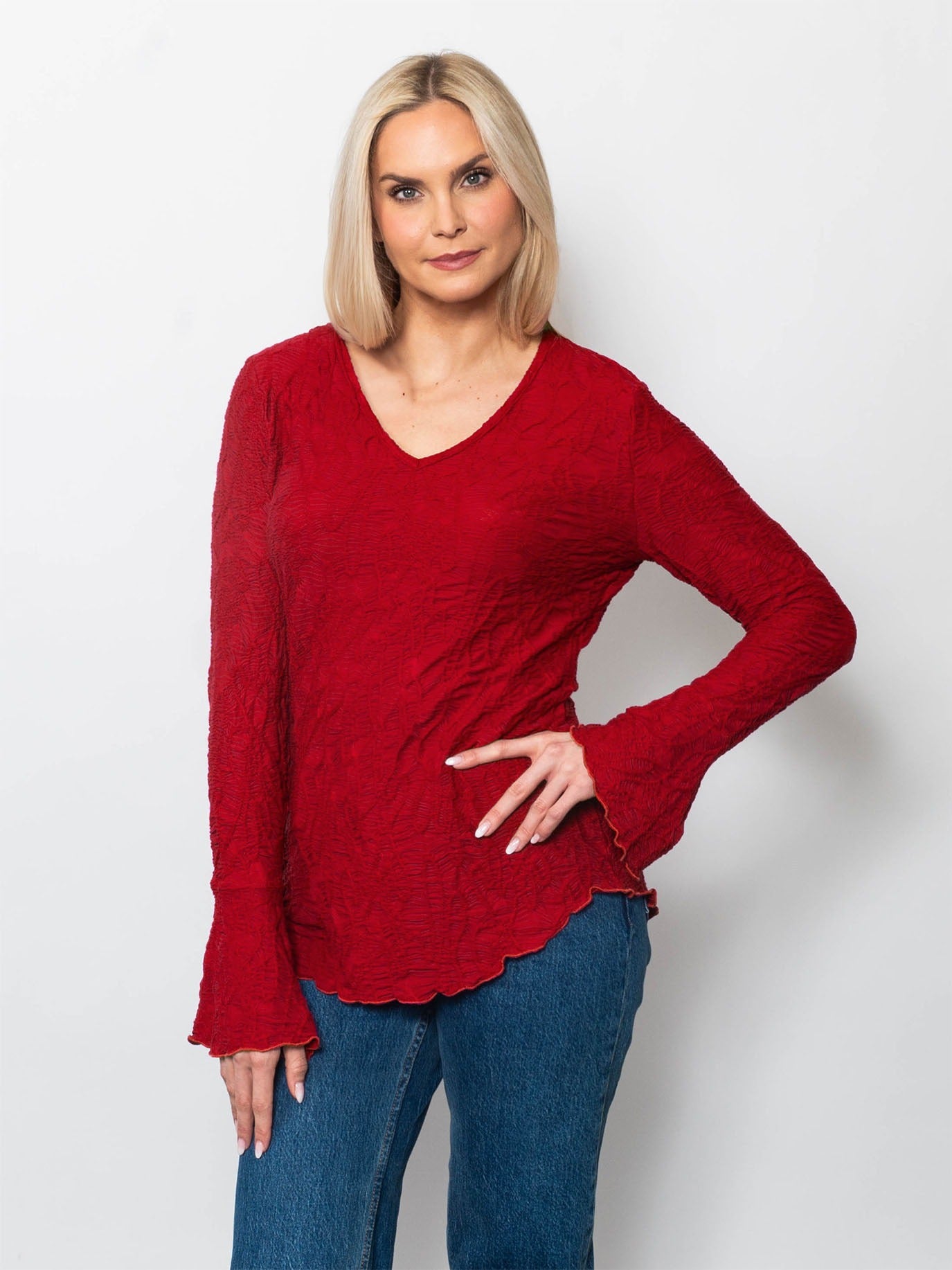 Dreamcatcher Flounce Sleeve Blouse