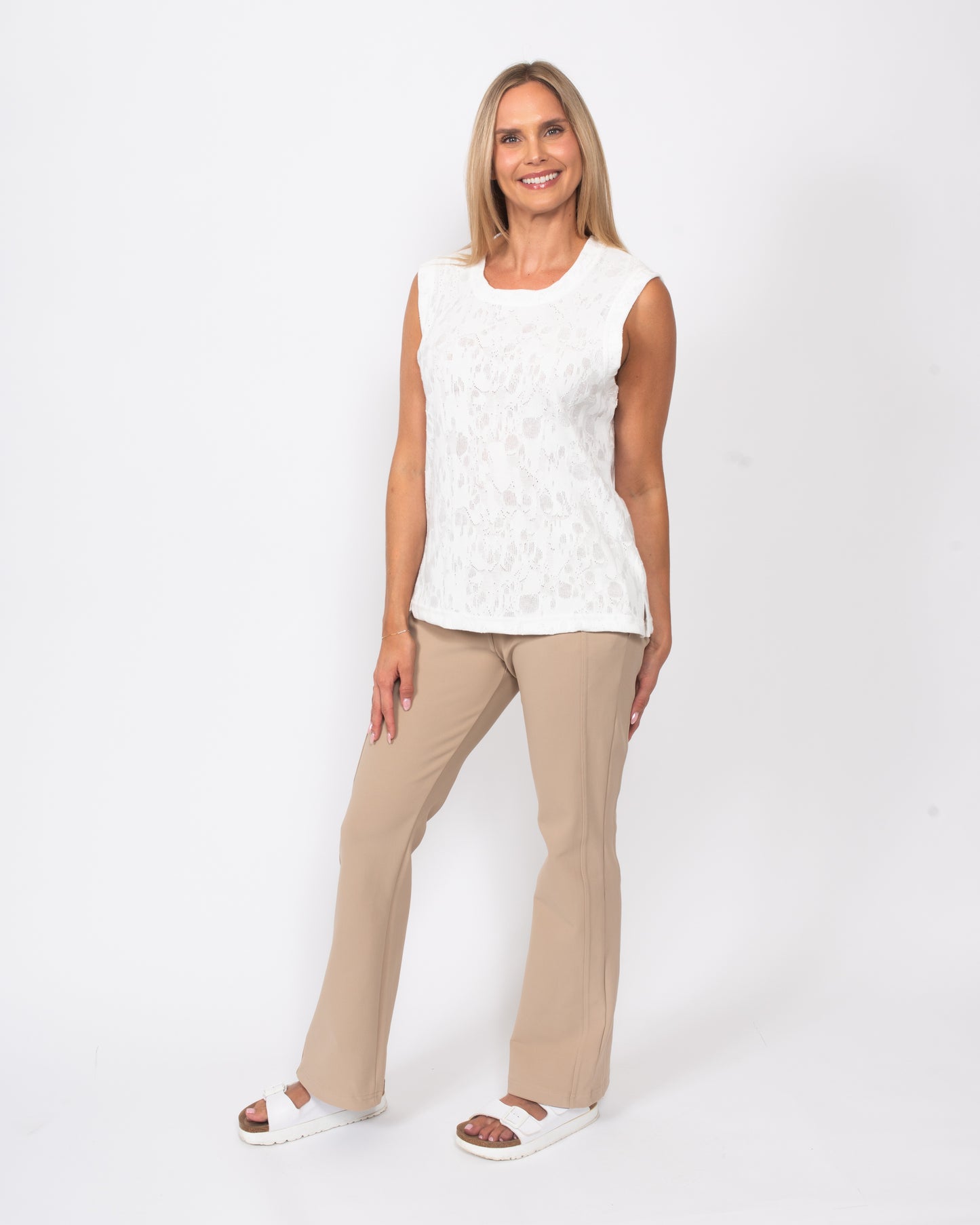 Fine Twill Bootcut Legging