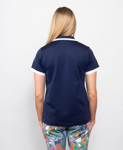 Sport Zip Front Polo Shirt