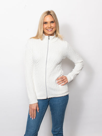 Wavy Blister Full Zip Jacket