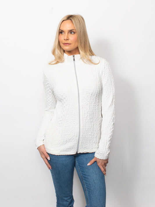 Wavy Blister Full Zip Jacket