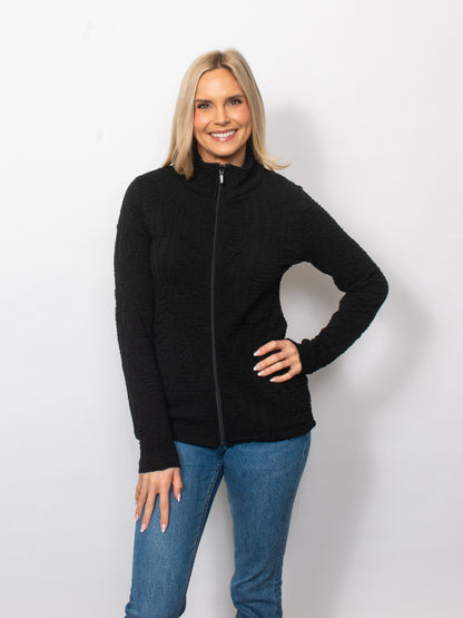 Wavy Blister Full Zip Jacket