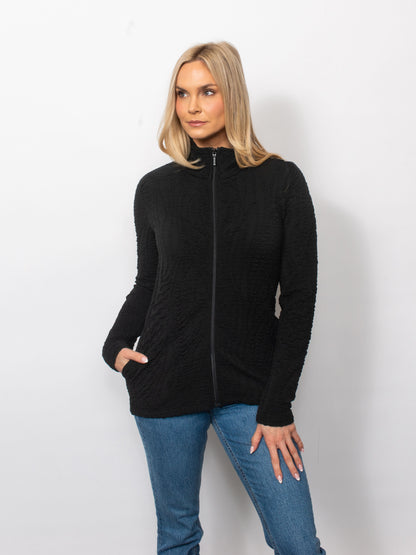 Wavy Blister Full Zip Jacket