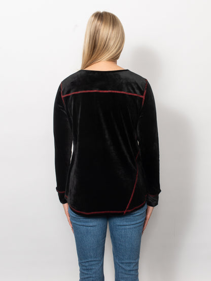 Microfleece Crew Neck Top