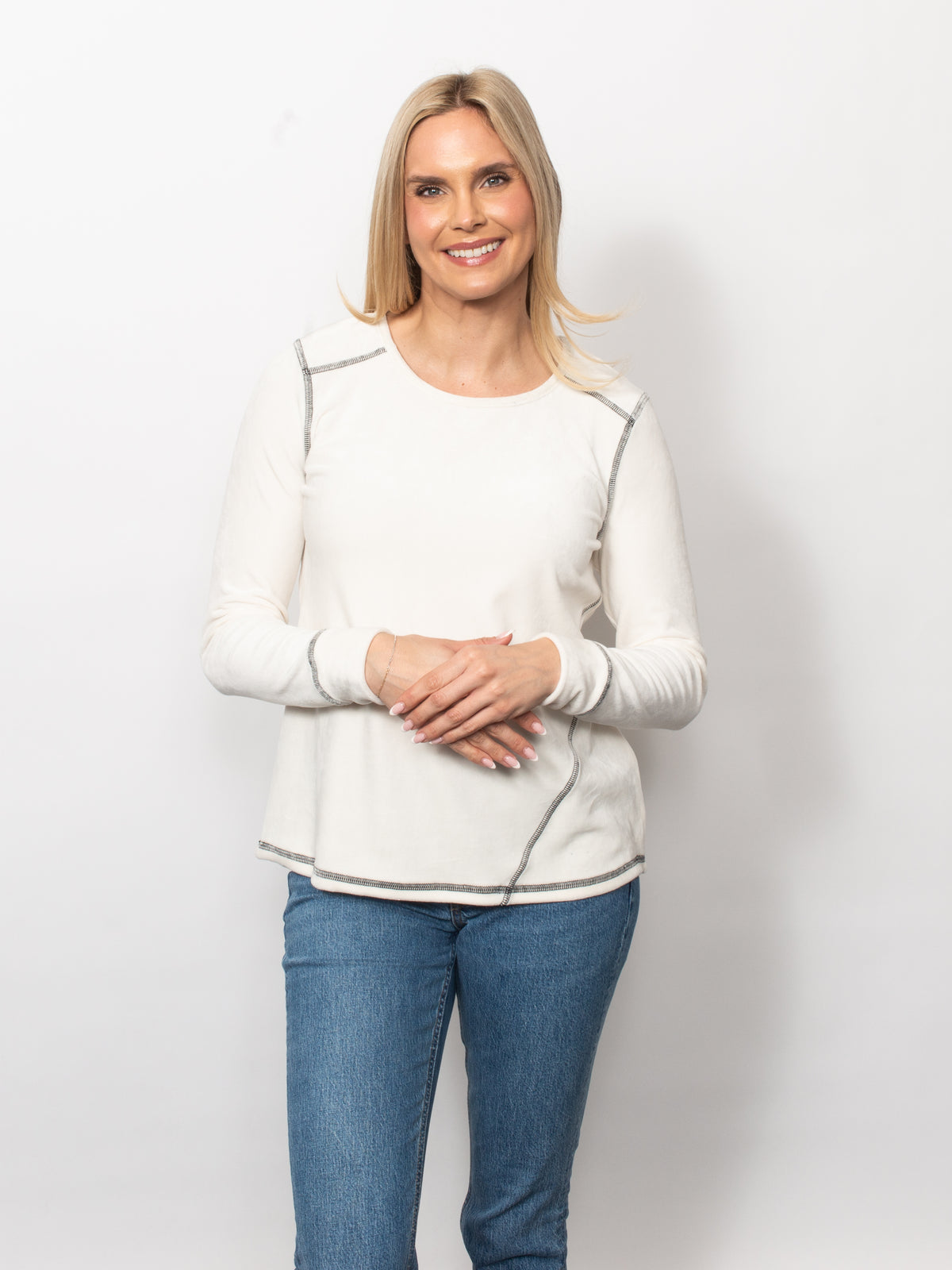 Microfleece Crew Neck Top