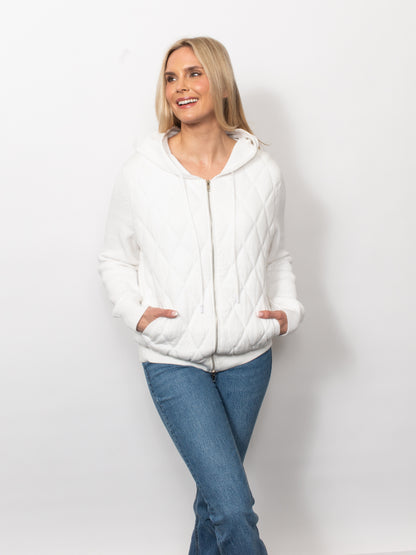 Quilted Sweater Jacket