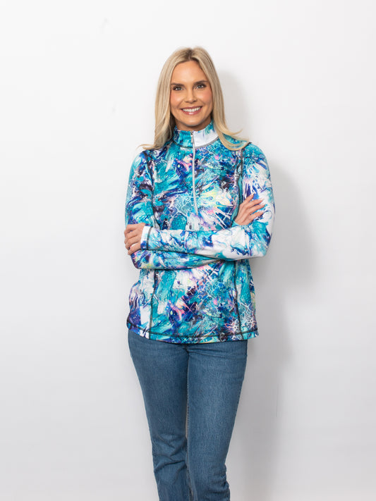 Microfiber 1/4 Zip Top