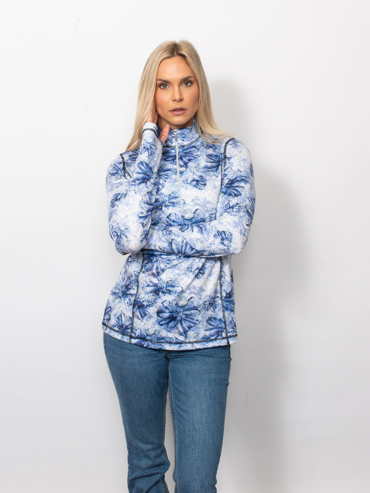 Microfiber 1/4 Zip Top