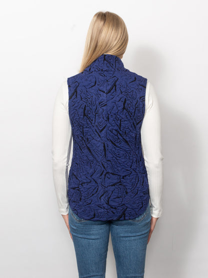 Blister Knit Zip Vest