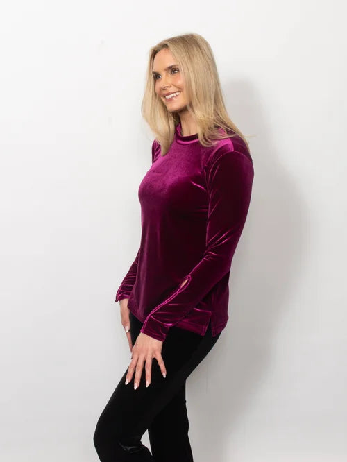 PlushTech Velvet Turtleneck