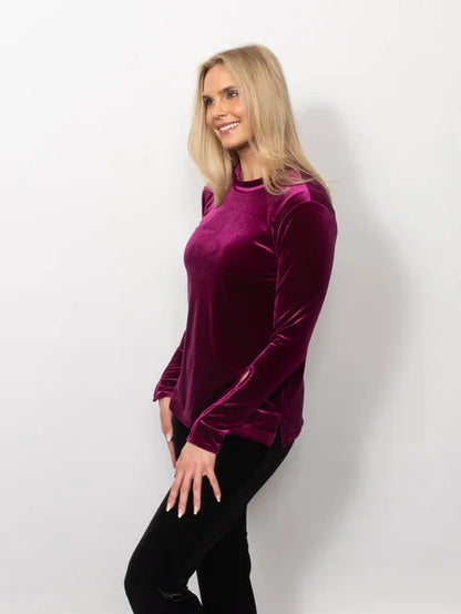 PlushTech Velvet Turtleneck