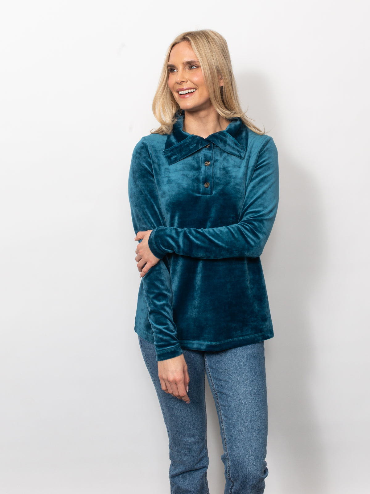 Microfleece High Collar Pullover