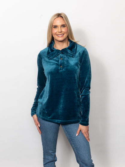 Microfleece High Collar Pullover