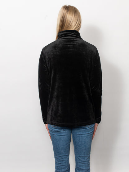 Microfleece Funnel Neck Top