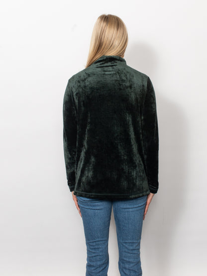 Microfleece Funnel Neck Top