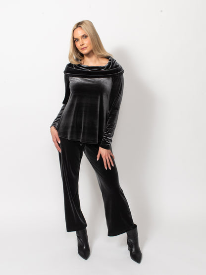 PlushTech Velvet Crop Pant