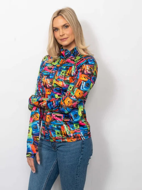 Microfiber 1/4 Zip Top