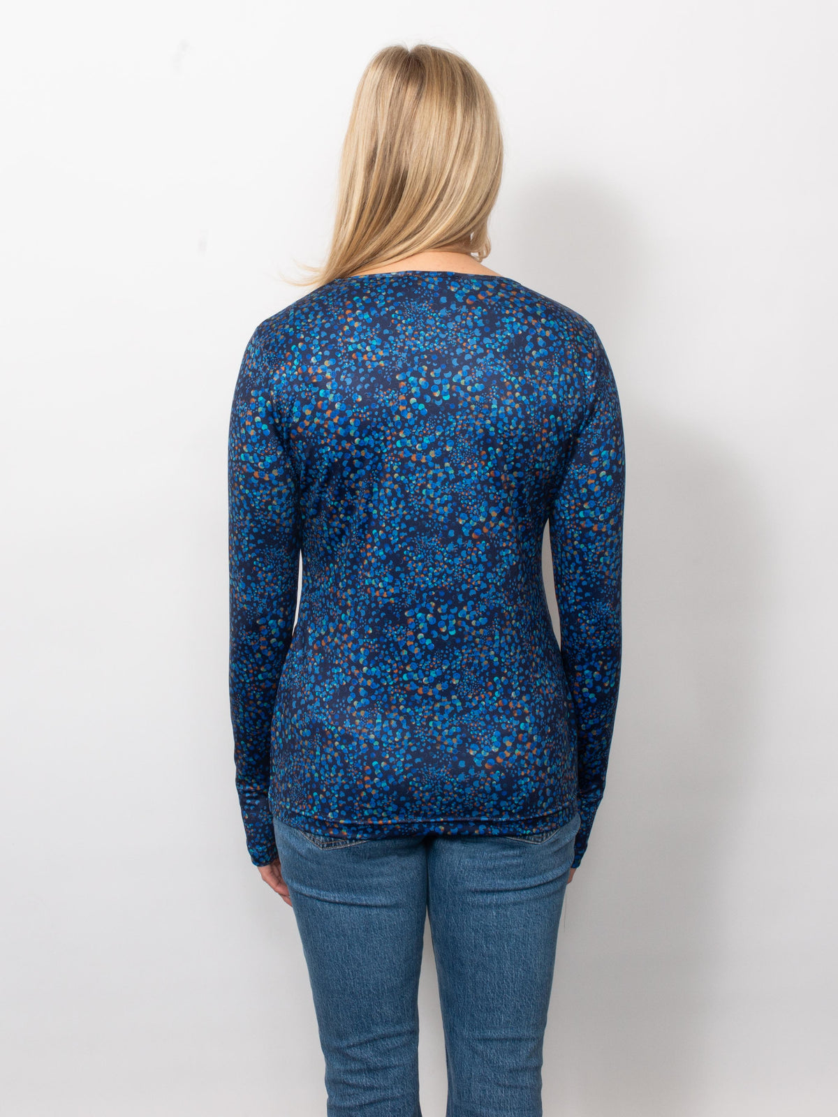 Microfiber Crew Neck Top