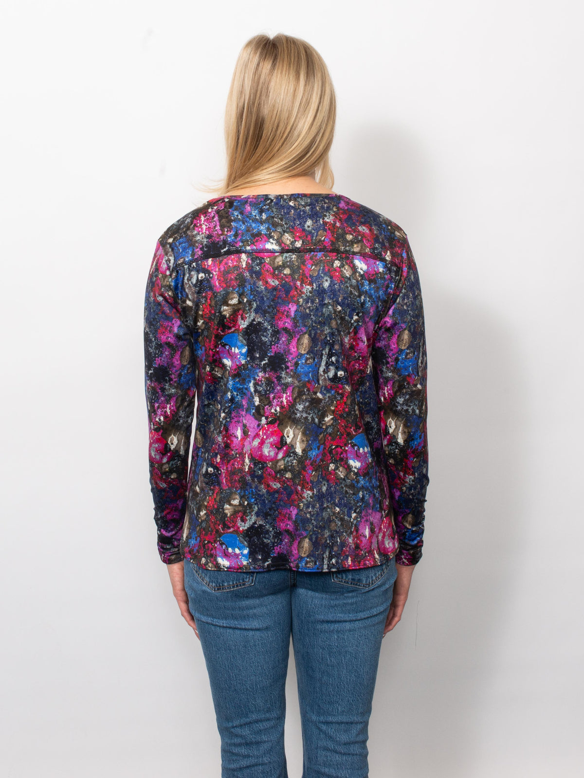Microfiber V-Neck Top
