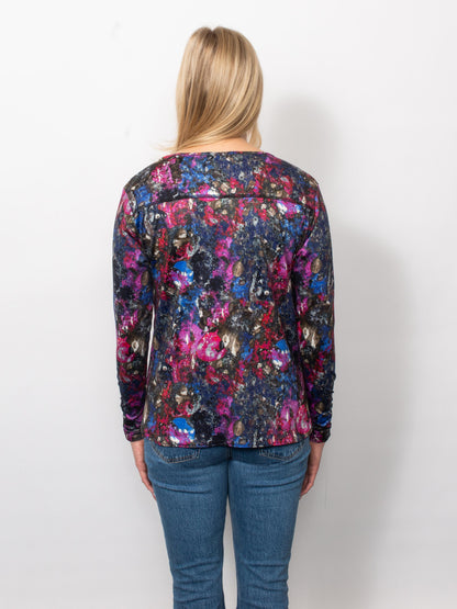 Microfiber V-Neck Top