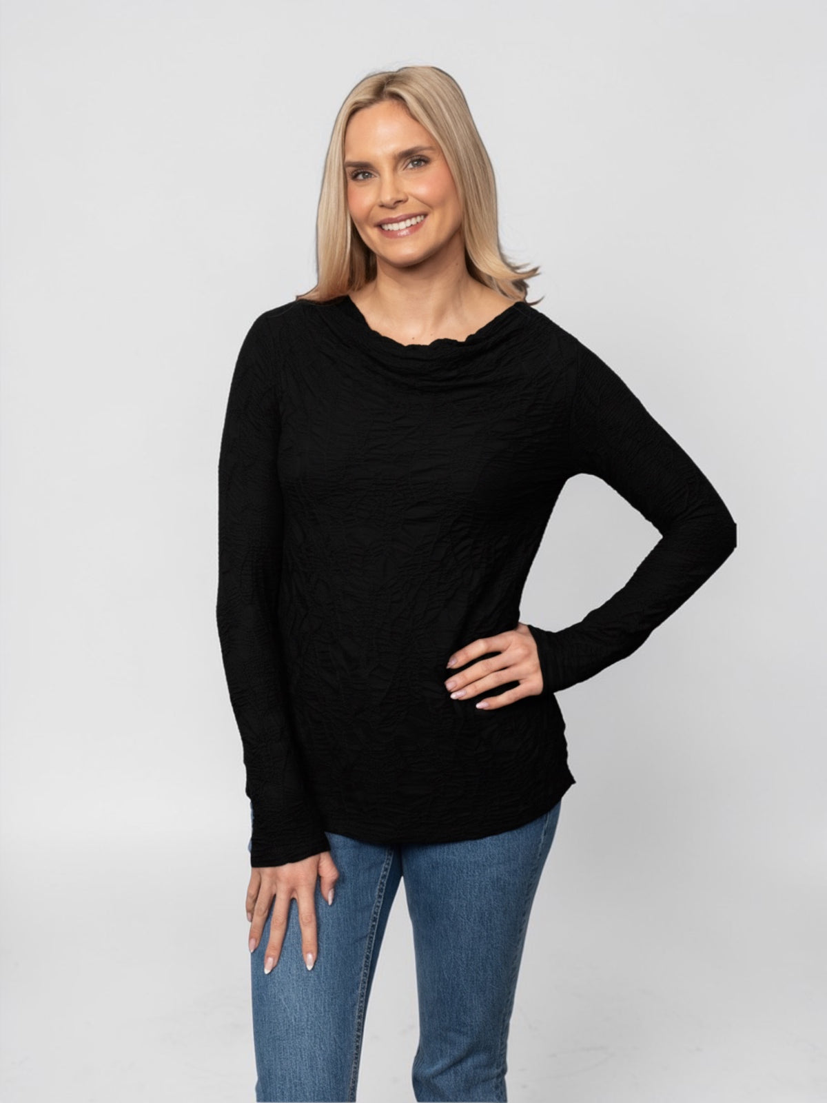 Dreamcatcher Drape Neck Blouse