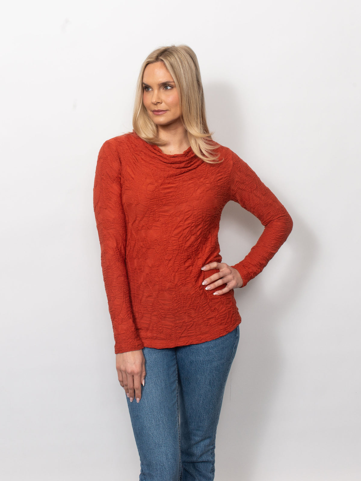Dreamcatcher Drape Neck Blouse