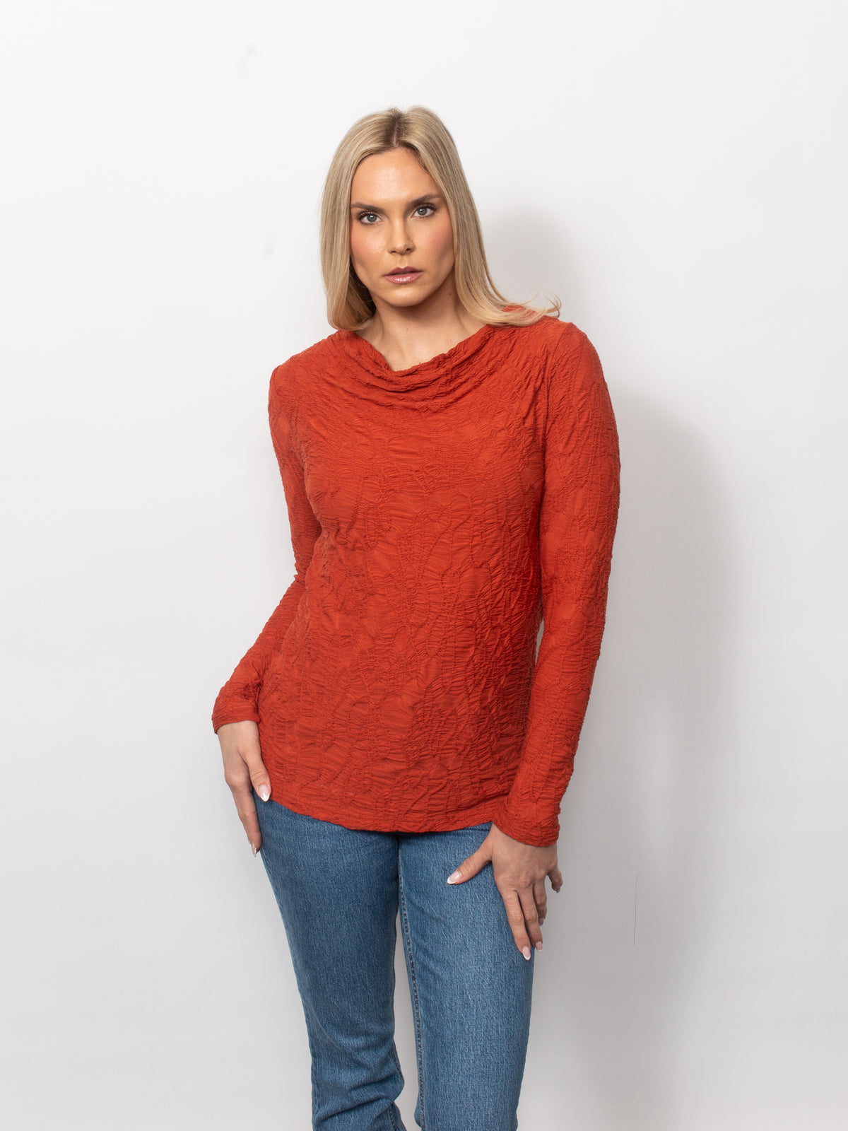 Dreamcatcher Drape Neck Blouse