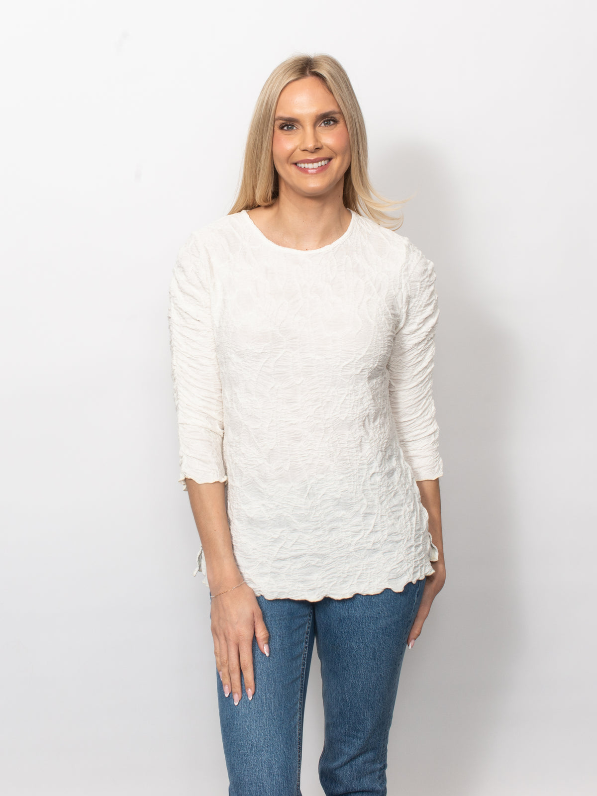 Dreamcatcher Ruched Sleeve Top
